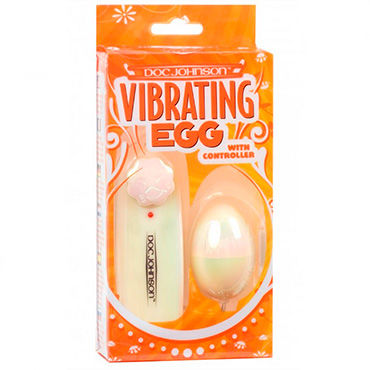 Doc Johnson Vibrating Egg, Пластиковое виброяйцо