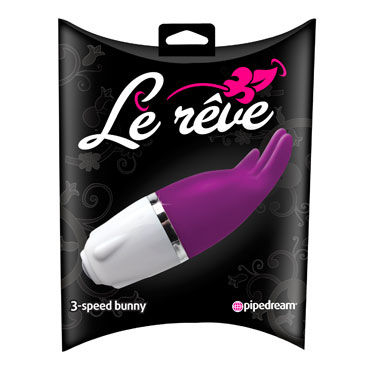 Pipedream Le Reve 3 Speed Bunny, фиолетовый, Массажер для стимуляции клитора