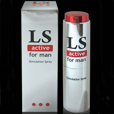 Bioritm Lovespray Active Men, 18 мл, Cпрей-лубрикант с возбуждающим эффектом