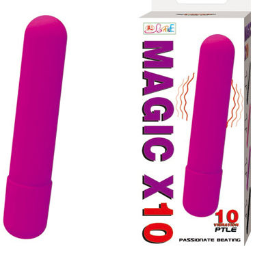 Baile Magic X10, фиолетовая, С мощной вибрацией