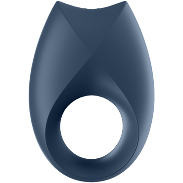 Satisfyer Royal One, синее - Эрекционное кольцо с вибрацией и управлением со смартфона - купить в секс шопе