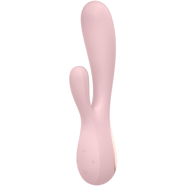 Satisfyer Mono Flex, розовый, Вибратор вагинально-клиторальный с управлением со смартфона