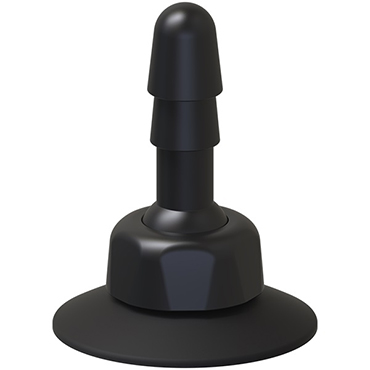 Doc Johnson Vac-U-Lock Deluxe 360° Swivel Suction Cup Plug, черный - фото, отзывы