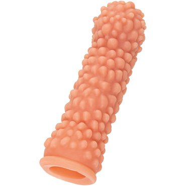 Kokos Penis Sleeve PS.005 L, телесная, Насадка на фаллос с крупными пузырьками