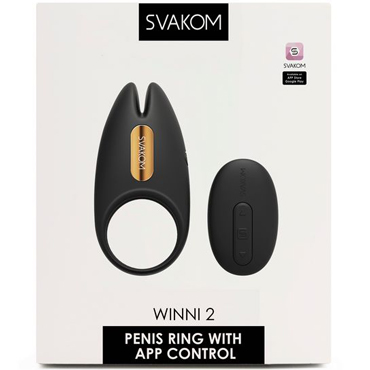 Svakom Winni 2, черное - подробные фото в секс шопе Condom-Shop