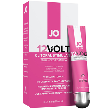 JO 12 Volt Clitoral Stimulant, 10 мл, Мощная возбуждающая сыворотка для женщин