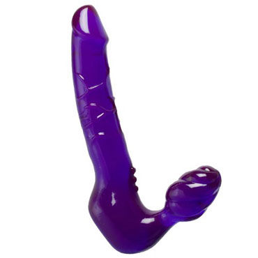 Toy Joy Bend Over Boyfriend, фиолетовый, Безремневой страпон