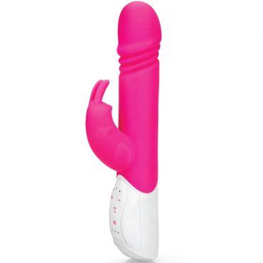 Новинка раздела Секс игрушки - Rabbit Essentials Thrusting Rabbit Vibrator, розовый