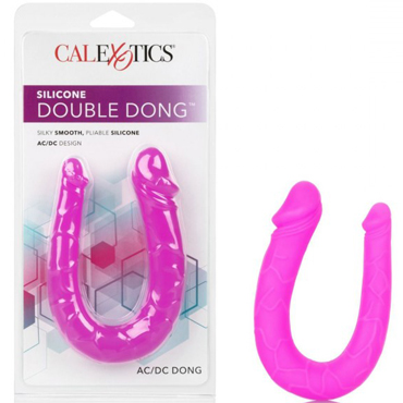 California Exotic Silicone Double Dong, розовый