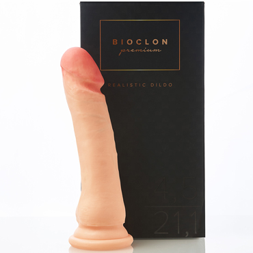 Bioclon Premium Реалистичный фаллоимитатор 21 см, телесный