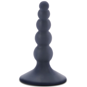 Play Secrets Butt Plug Beads, черная, Анальная пробка из шариков различного диаметра