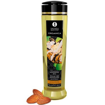 Shunga Kissable Massage Oil Organica Almond Sweetness, 240 мл