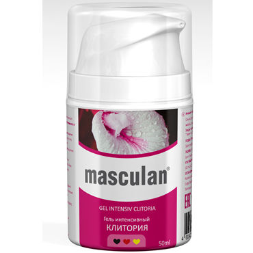 Masculan Gel Intensiv Clitoria, 50 мл, Гель-смазка, усиливающая оргазм