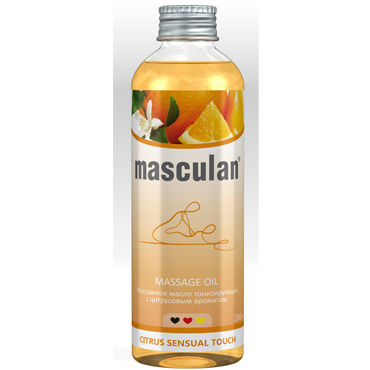 Masculan Massage Oil Citrus Sensual Touch, 200 мл, Массажное масло с цитрусовым ароматом