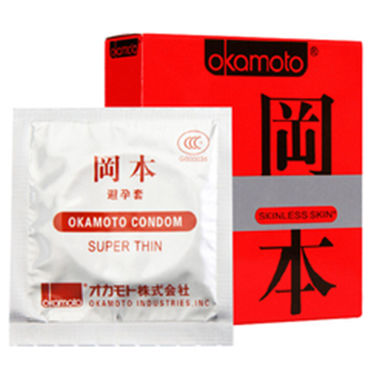 Okamoto Skinless Skin Super Thin, Ультратонкие презервативы для максимально естественных ощущений