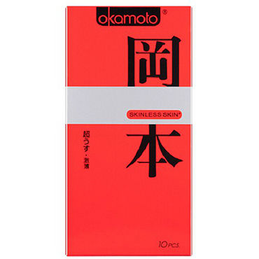 Okamoto Skinless Skin Super Thin, Ультратонкие презервативы для максимально естественных ощущений