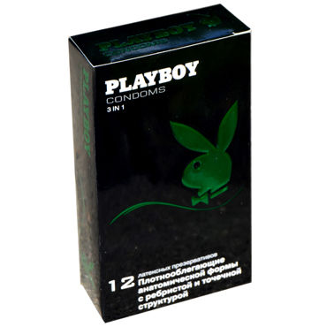 Playboy 3 in 1, Презервативы рельефные анатомической формы