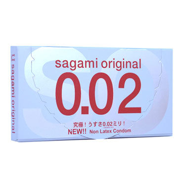 Sagami Original 002, 2 шт, Презервативы самые тонкие в мире и другие товары Sagami с фото