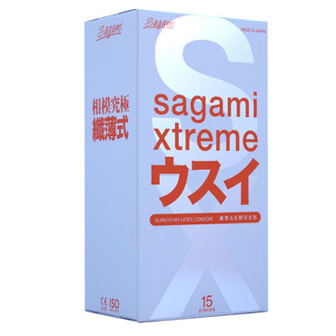 Sagami Xtreme 004, 3 шт - Презервативы ультратонкие - купить в секс шопе