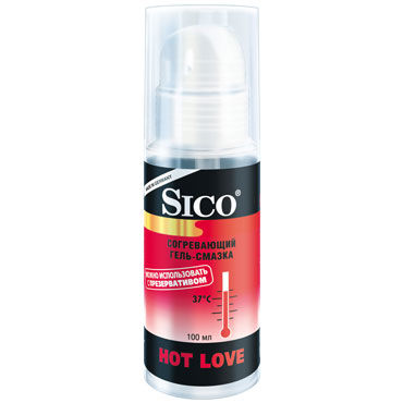 Sico Hot Love, 100 мл, Согревающий и возбуждающий гель