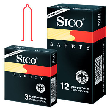 Sico Safety - Презервативы классические - купить в секс шопе