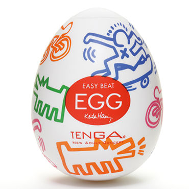 Tenga Egg Street, Keith Haring Edition, Одноразовый мастурбатор в виде яйца, лимитированный выпуск