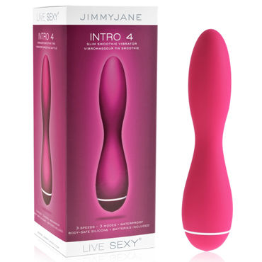 JimmyJane Intro 4, розовый - Вибратор эргономичной формы - купить в секс шопе
