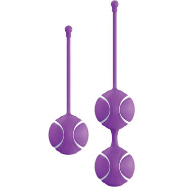 LoversPremium O-balls Set, фиолетовый