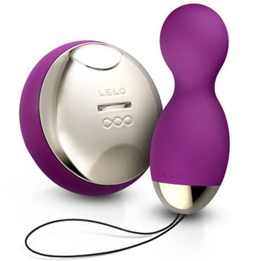 Lelo Hula Beads, фиолетовый, Вагинальные виброшарики c ротацией и дистанционным управлением