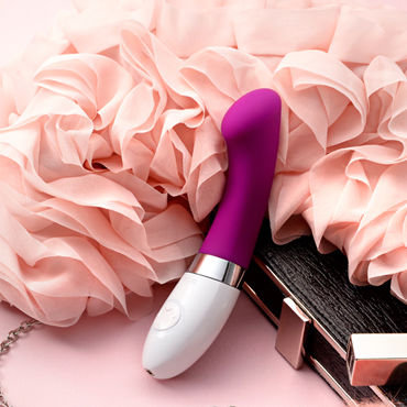 Lelo Gigi 2, фиолетовый - Перезаряжаемый вибратор для стимуляции точки G - купить в секс шопе