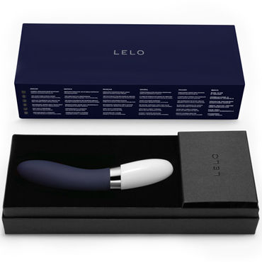 Lelo Liv 2, синий - Мультискоростной перезаряжаемый вибратор унисекс - купить в секс шопе