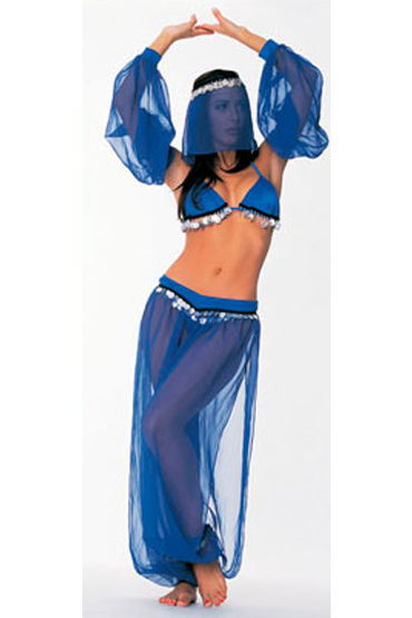 Leg Avenue Танцовщица, голубой, Полупрозрачный, с украшением