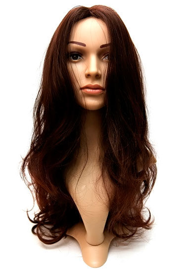 Violette Wig, шоколадный, Длинные волосы без челки