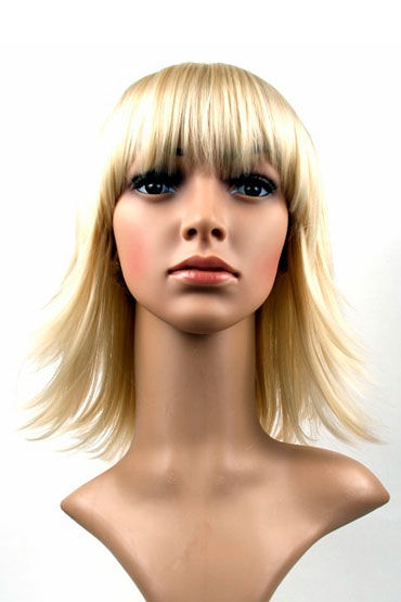 Steph Wig, стандартный блонд - Волосы средней длины - купить в секс шопе