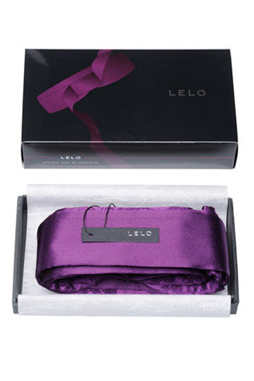 Lelo Intima, фиолетовый - Шелковая маска, регулируемого размера - купить в секс шопе