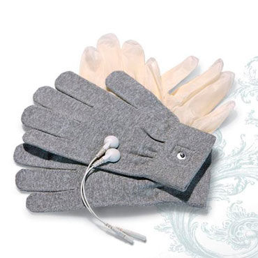 Mystim Magic Gloves, Перчатки для чувственного электромассажа