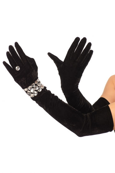 Leg Avenue перчатки, С браслетом и колечком