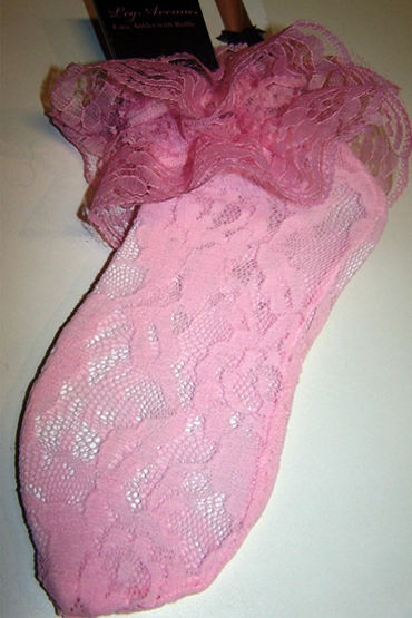 Leg Avenue носочки, розовые, Кружевные
