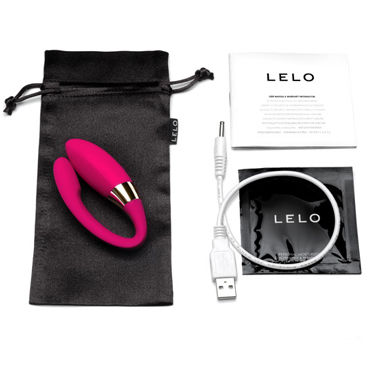 Lelo Noa, розовый - Роскошный вибромассажер для пар - купить в секс шопе