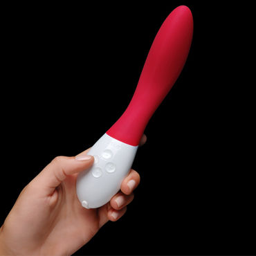 Lelo Mona 2, красный - Перезаряжаемый вибромассажер для стимуляции точки G, водонепроницаемый - купить в секс шопе