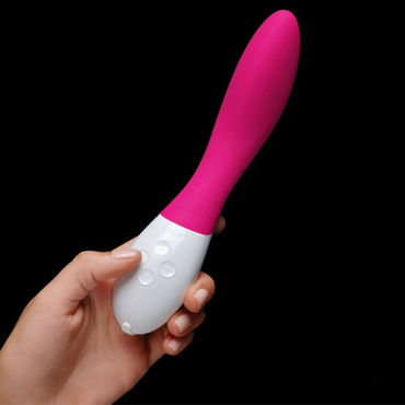 Lelo Mona 2, розовый - Перезаряжаемый вибромассажер для стимуляции точки G, водонепроницаемый - купить в секс шопе