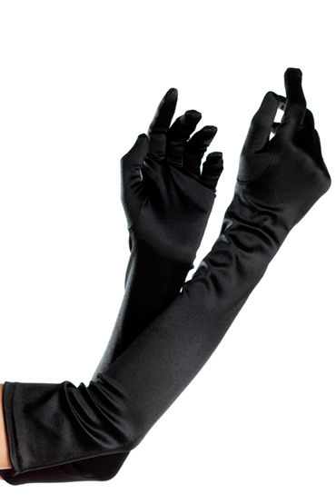 Bewicked перчатки, черные, Эластичные, длина 57 см