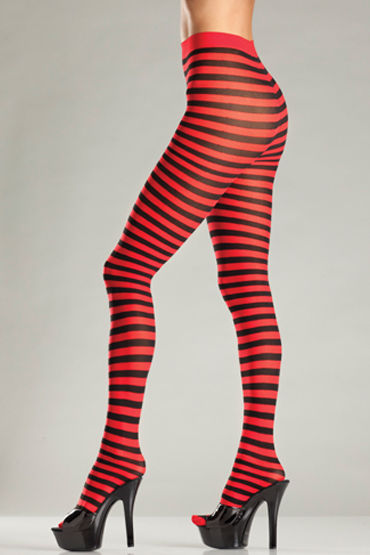 Bewicked Striped Tights, черно-красный - фото, отзывы