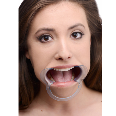 XR Brands Cheek Retractor Dental Mouth Gag, прозрачный, Расширитель для рта