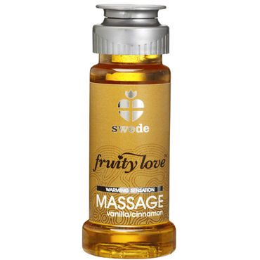 Swede Fruity Love Massage, 50мл, Лосьон для массажа с ароматом корицы и ванили