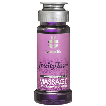 Swede Fruity Love Massage, 50мл, Лосьон для массажа с ароматом малины и грейпфрута