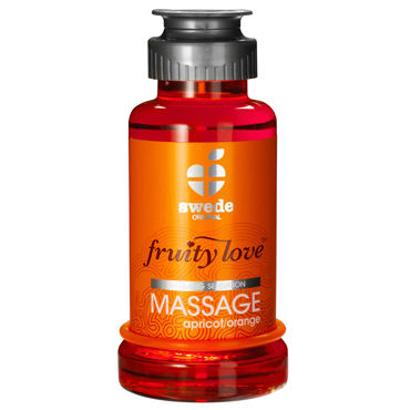 Swede Fruity Love Massage, 100мл, Лосьон для массажа с ароматом абрикоса и апельсина