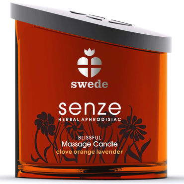 Swede Senze Blissful, Массажная свеча с ароматом клевера, апельсина и лаванды