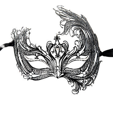 Luna Veneziana Catia, Венецианская маска с кристаллами Swarovski