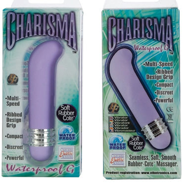 California Exotic Charisma G Vibrator, фиолетовый - Вибратор с загнутым кончиком - купить в секс шопе